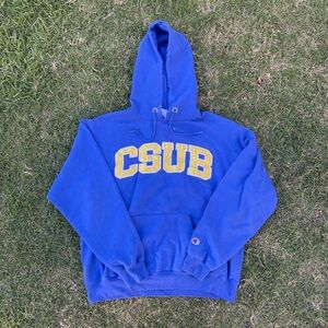 Champion Men's Blue Hoodie